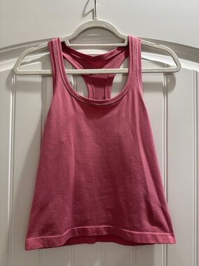 lululemon Pink Racerback Tank Top